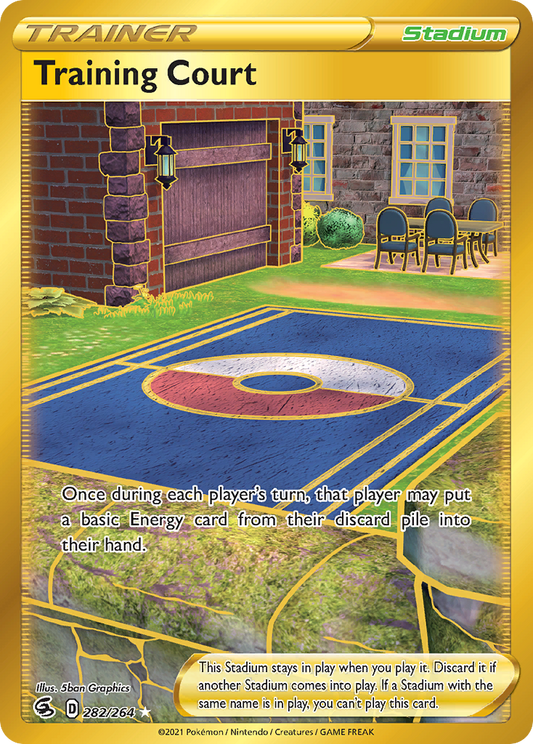 Training Court 282/264 Rare Secret | Fusion Strike | Pokemon Card