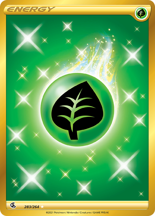 Grass Energy 283/264 Rare Secret | Fusion Strike | Pokemon Card