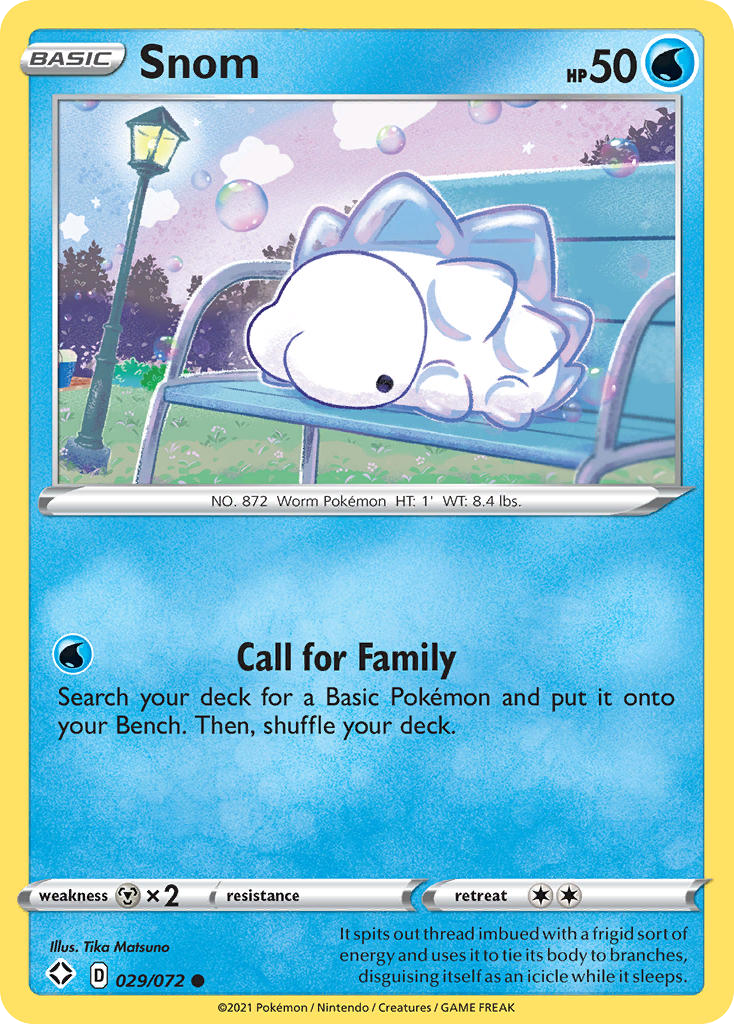 Snom 29/72 Common | Shining Fates | Pokemon Card