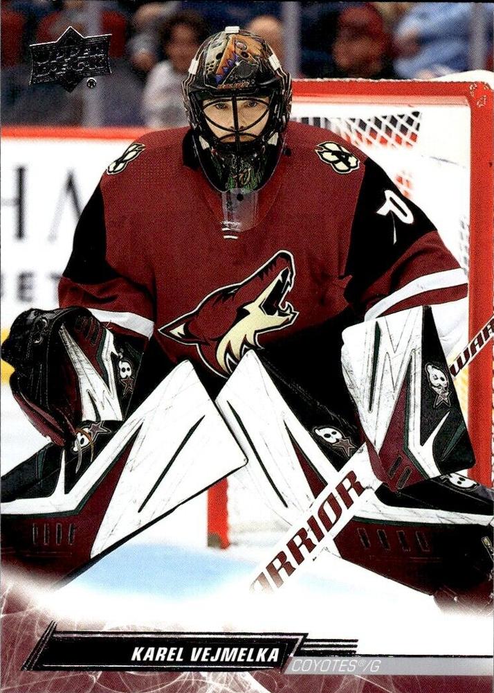 Karel Vejmelka #12 Arizona Coyotes | 2022-23 Upper Deck | NHL Trading Card