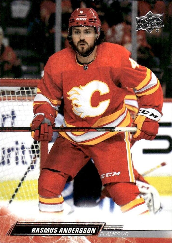 Rasmus Andersson #25 Calgary Flames | 2022-23 Upper Deck | NHL Trading Card