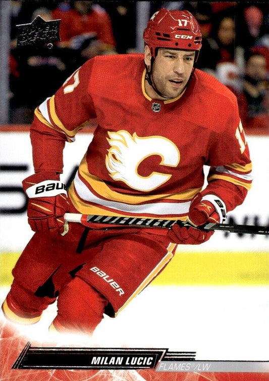 Milan Lucic #28 Calgary Flames | 2022-23 Upper Deck | NHL Trading Card