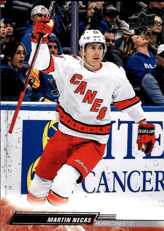 Martin Necas #35 Carolina Hurricanes | 2022-23 Upper Deck | NHL Trading Card