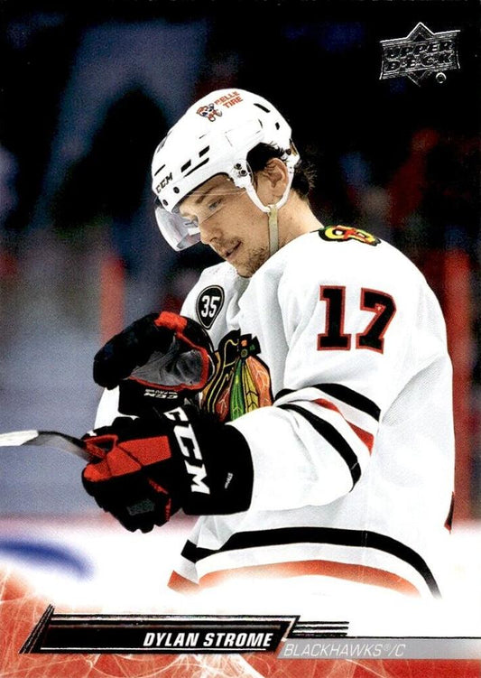 Dylan Strome #42 Chicago Blackhawks | 2022-23 Upper Deck | NHL Trading Card