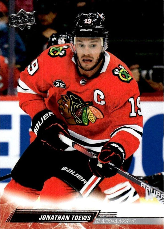 Jonathan Toews #43 Chicago Blackhawks | 2022-23 Upper Deck | NHL Trading Card