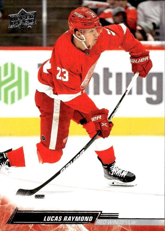Lucas Raymond #66 Detroit Red Wings | 2022-23 Upper Deck | NHL Trading Card