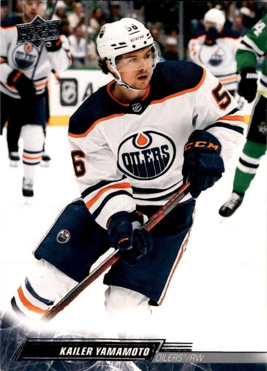 Kailer Yamamoto #73 Edmonton Oilers | 2022-23 Upper Deck | NHL Trading Card
