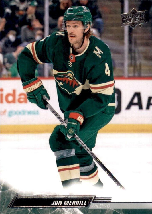 Jon Merrill #86 Minnesota Wild | 2022-23 Upper Deck | NHL Trading Card