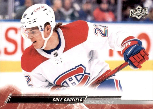 Cole Caufield #95 Montreal Canadiens | 2022-23 Upper Deck | NHL Trading Card