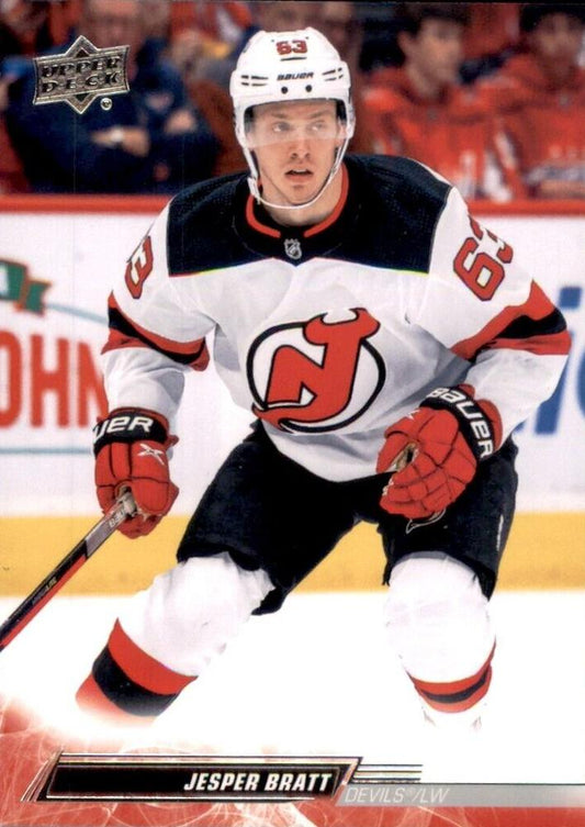 Jesper Bratt #107 New Jersey Devils | 2022-23 Upper Deck | NHL Trading Card