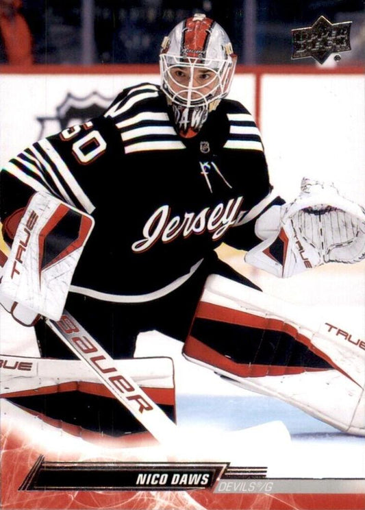 Nico Daws #108 New Jersey Devils | 2022-23 Upper Deck | NHL Trading Card