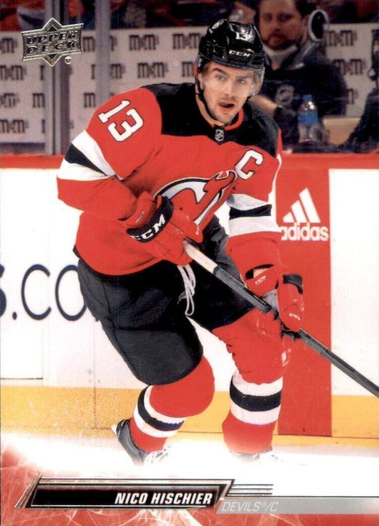 Nico Hischier #109 New Jersey Devils | 2022-23 Upper Deck | NHL Trading Card