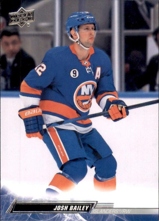 Josh Bailey #113 New York Islanders | 2022-23 Upper Deck | NHL Trading Card