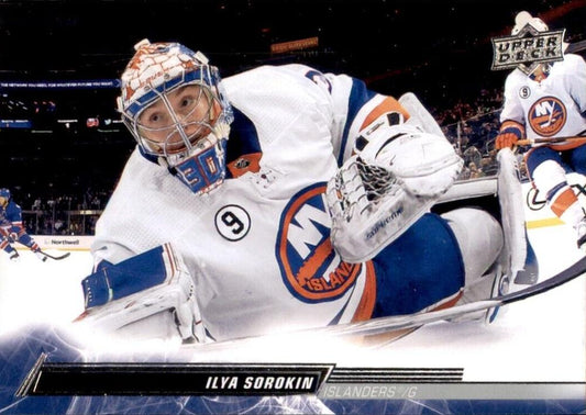 Ilya Sorokin #118 New York Islanders | 2022-23 Upper Deck | NHL Trading Card