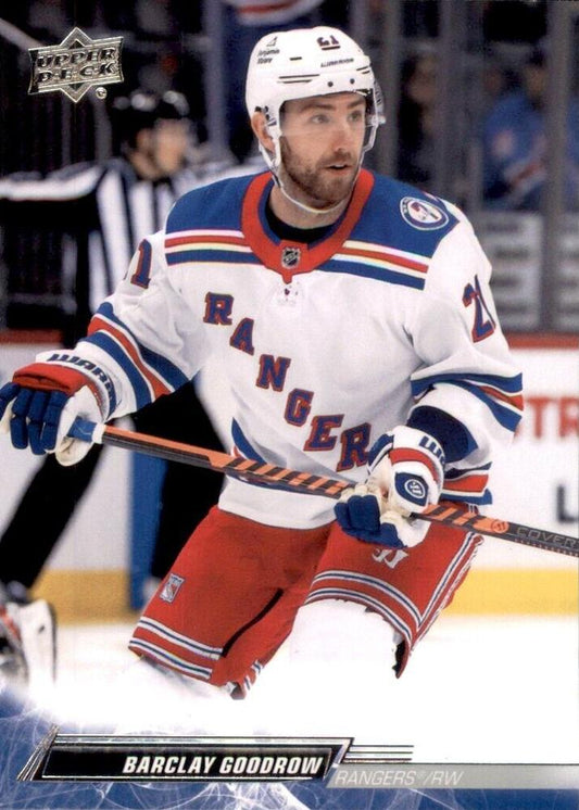 Barclay Goodrow #119 New York Rangers | 2022-23 Upper Deck | NHL Trading Card