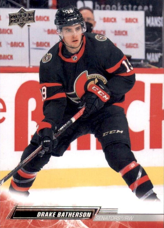 Drake Batherson #125 Ottawa Senators | 2022-23 Upper Deck | NHL Trading Card