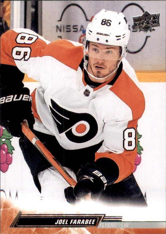 Joel Farabee #132 Philadelphia Flyers | 2022-23 Upper Deck | NHL Trading Card