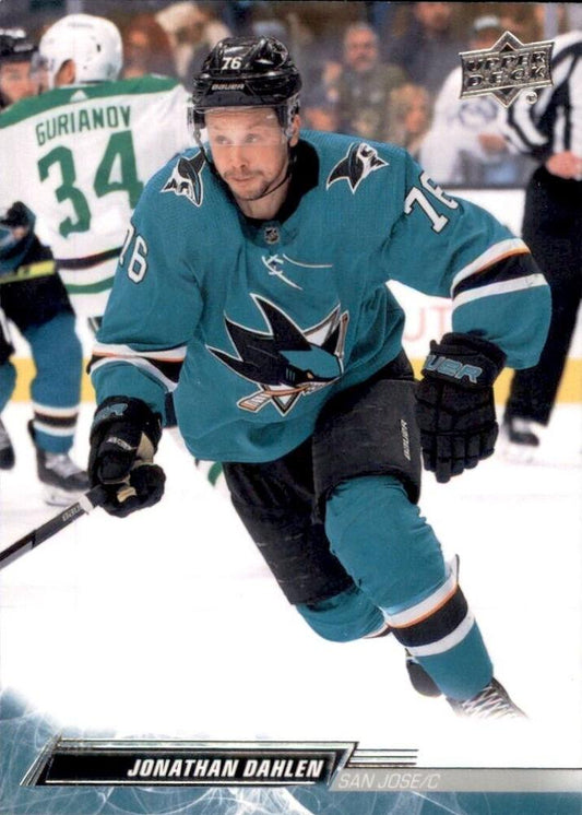 Jonathan Dahlen #143 San Jose Sharks | 2022-23 Upper Deck | NHL Trading Card