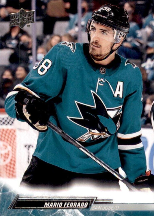 Mario Ferraro #144 San Jose Sharks | 2022-23 Upper Deck | NHL Trading Card