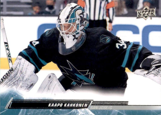 Kaapo Kahkonen #145 San Jose Sharks | 2022-23 Upper Deck | NHL Trading Card