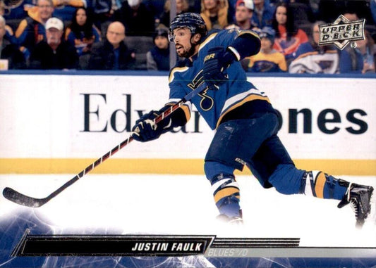 Justin Faulk #158 St. Louis Blues | 2022-23 Upper Deck | NHL Trading Card