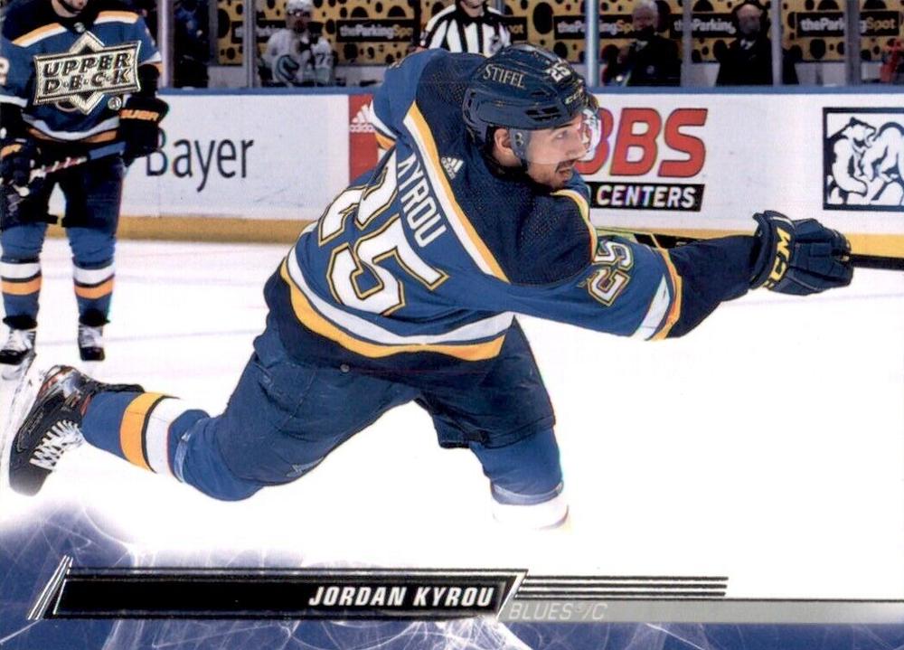 Jordan Kyrou #159 St. Louis Blues | 2022-23 Upper Deck | NHL Trading Card
