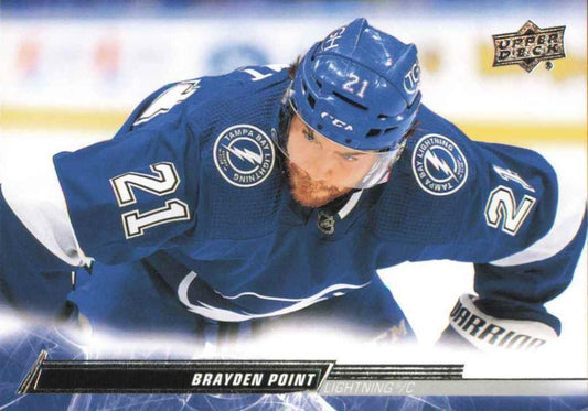 Brayden Point #166 Tampa Bay Lightning | 2022-23 Upper Deck | NHL Trading Card