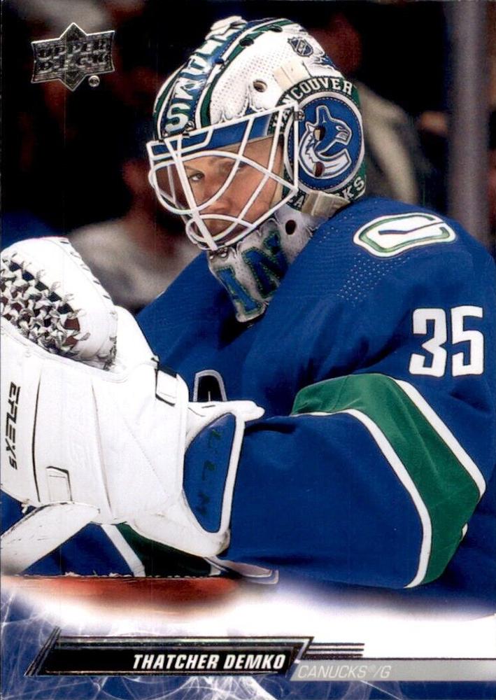 Thatcher Demko #174 Vancouver Canucks | 2022-23 Upper Deck | NHL Trading Card