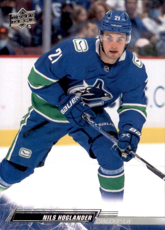 Nils Hoglander #175 Vancouver Canucks | 2022-23 Upper Deck | NHL Trading Card