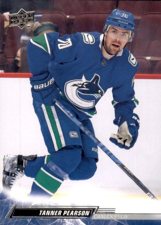 Tanner Pearson #179 Vancouver Canucks | 2022-23 Upper Deck | NHL Trading Card