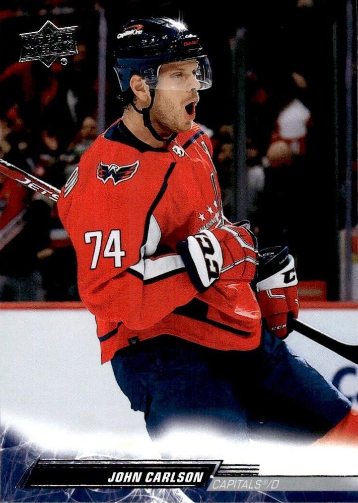 John Carlson #187 Washington Capitals | 2022-23 Upper Deck | NHL Trading Card
