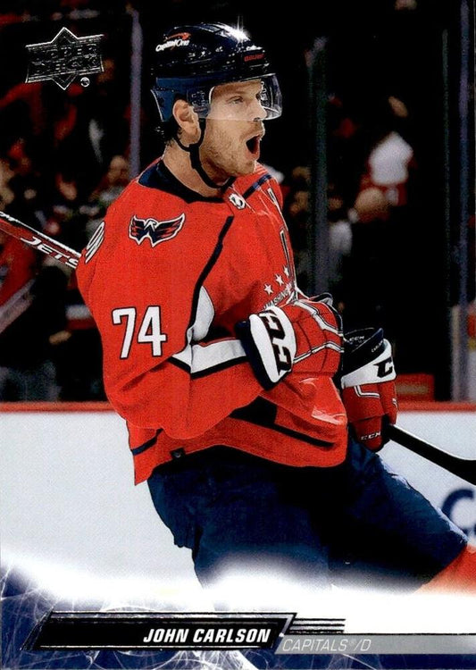 John Carlson #187 Washington Capitals | 2022-23 Upper Deck | NHL Trading Card