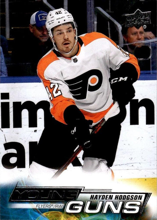 Hayden Hodgson 
YG, RC #207 Philadelphia Flyers | 2022-23 Upper Deck | NHL Card