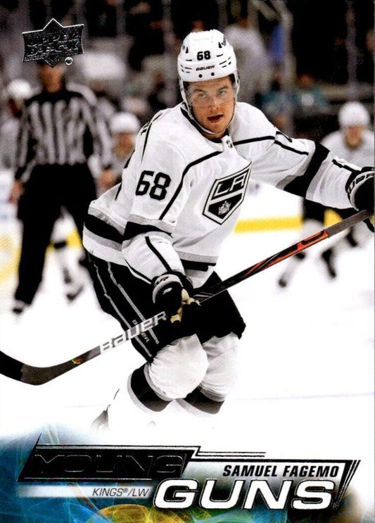 Samuel Fagemo 
YG, RC #211 Los Angeles Kings | 2022-23 Upper Deck | NHL Card