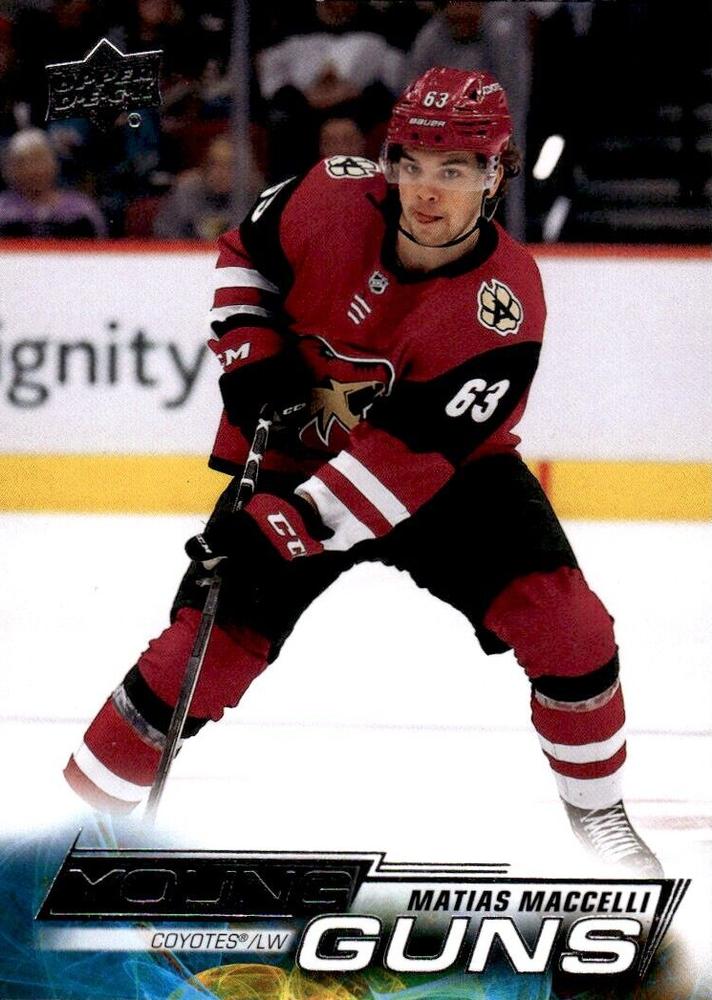 Matias Maccelli 
YG, RC #216 Arizona Coyotes | 2022-23 Upper Deck | NHL Card