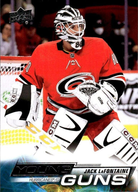 Jack LaFontaine 
YG, RC #236 Carolina Hurricanes | 2022-23 Upper Deck | NHL Card