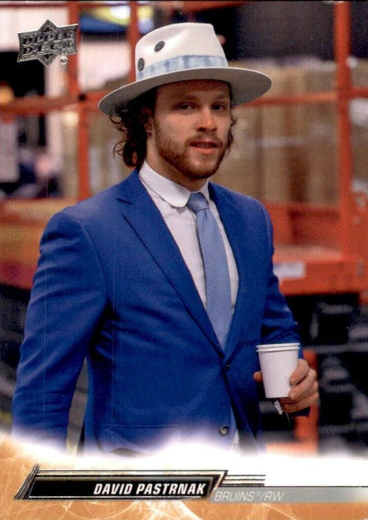 David Pastrnak 
SP, VAR #16 Boston Bruins | 2022-23 Upper Deck | NHL Card