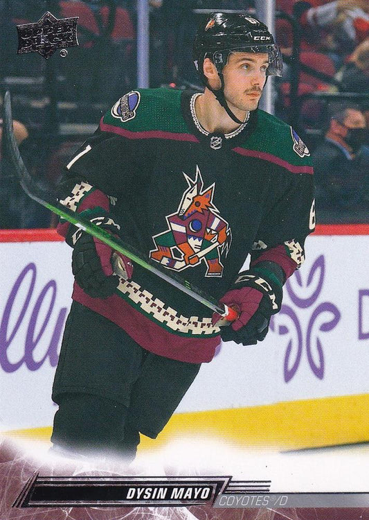 Dysin Mayo #258 Arizona Coyotes | 2022-23 Upper Deck | NHL Trading Card