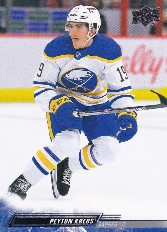 Peyton Krebs #270 Buffalo Sabres | 2022-23 Upper Deck | NHL Trading Card