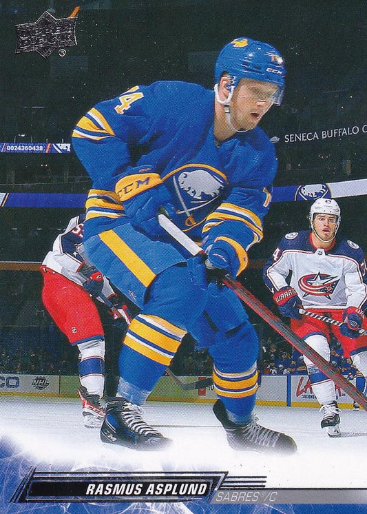 Rasmus Asplund #272 Buffalo Sabres | 2022-23 Upper Deck | NHL Trading Card