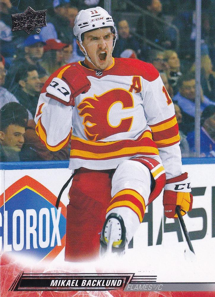 Mikael Backlund #278 Calgary Flames | 2022-23 Upper Deck | NHL Trading Card