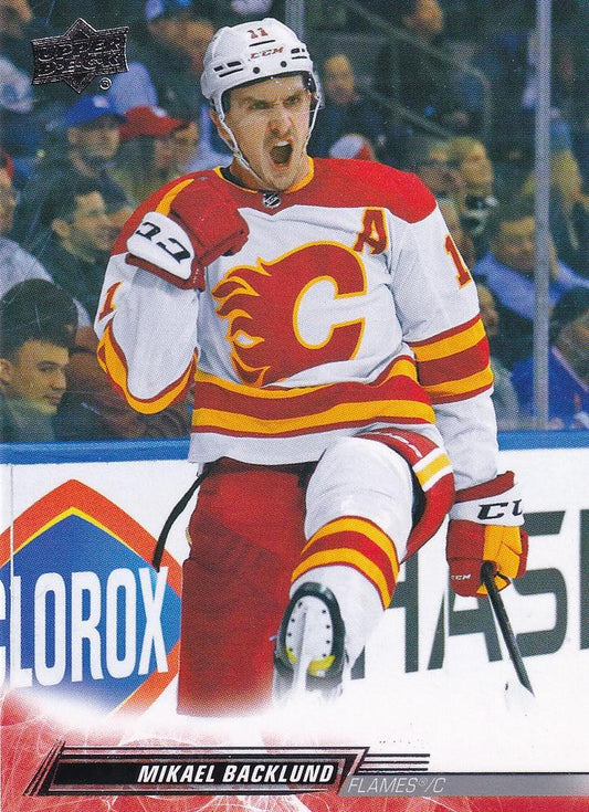 Mikael Backlund #278 Calgary Flames | 2022-23 Upper Deck | NHL Trading Card