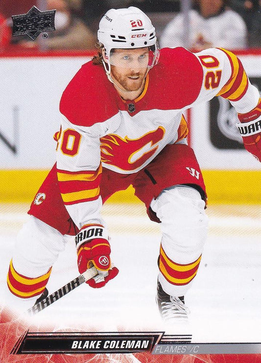 Blake Coleman #281 Calgary Flames | 2022-23 Upper Deck | NHL Trading Card