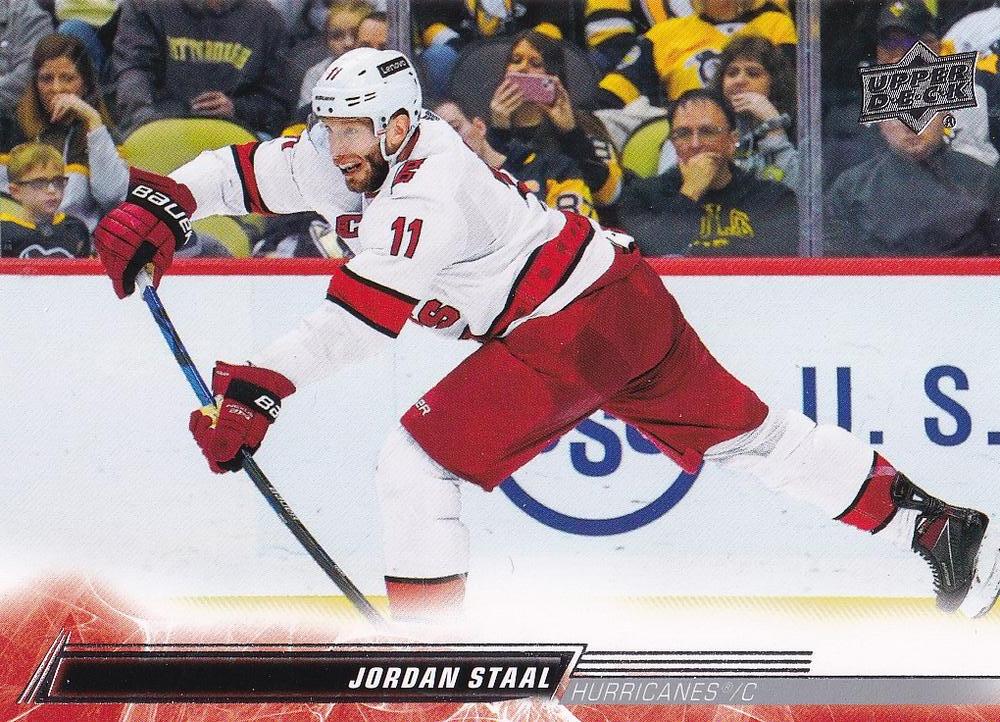 Jordan Staal #289 Carolina Hurricanes | 2022-23 Upper Deck | NHL Trading Card