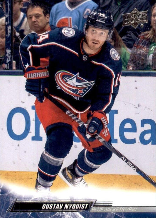 Gustav Nyquist #304 Columbus Blue Jackets | 2022-23 Upper Deck | NHL Card