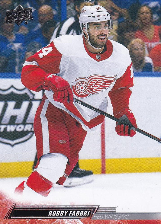 Robby Fabbri #314 Detroit Red Wings | 2022-23 Upper Deck | NHL Trading Card