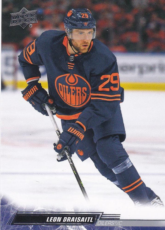 Leon Draisaitl #319 Edmonton Oilers | 2022-23 Upper Deck | NHL Trading Card