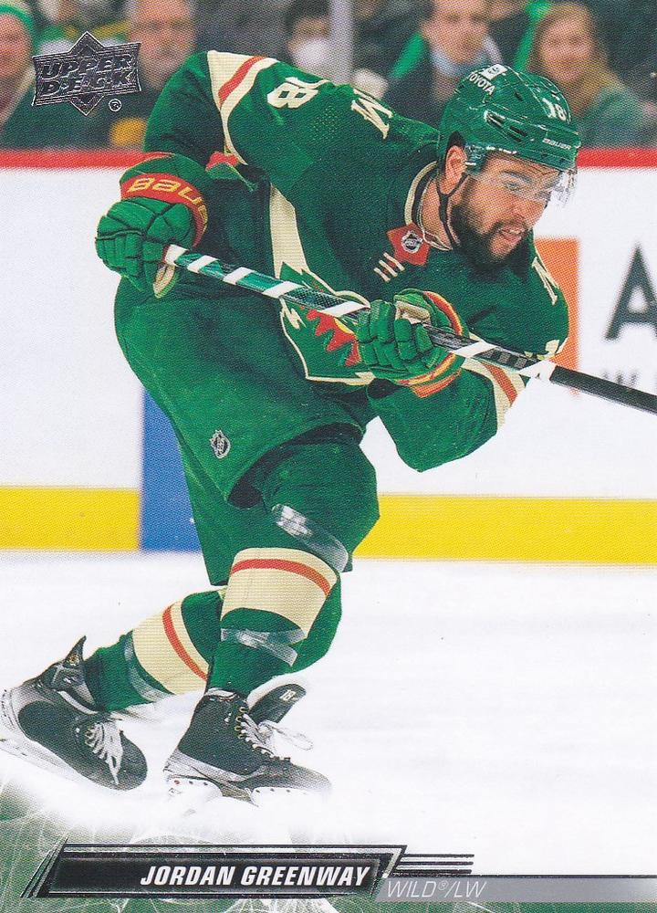 Jordan Greenway #340 Minnesota Wild | 2022-23 Upper Deck | NHL Trading Card
