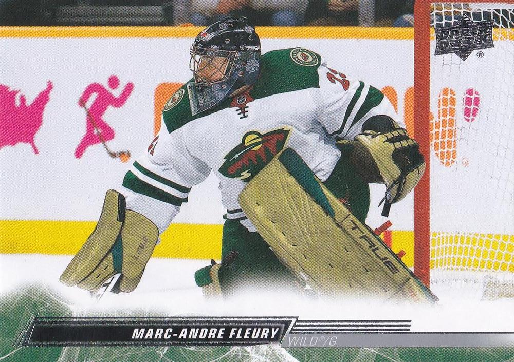 Marc-Andre Fleury #342 Minnesota Wild | 2022-23 Upper Deck | NHL Trading Card