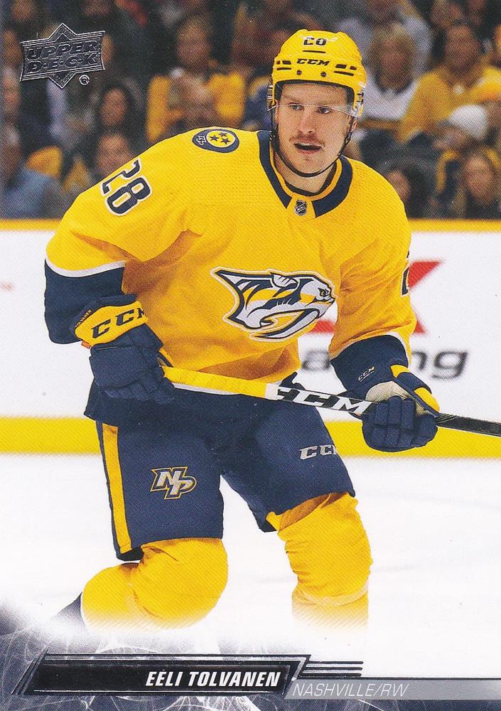 Eeli Tolvanen #357 Nashville Predators | 2022-23 Upper Deck | NHL Trading Card
